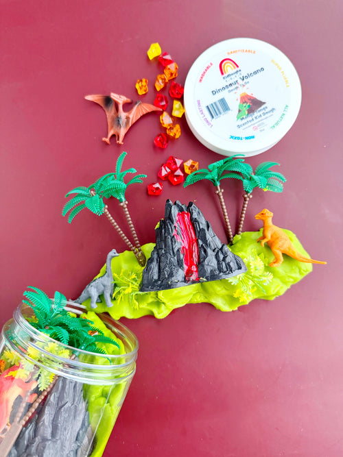 Dinosaur Volcano Dough-To-Go